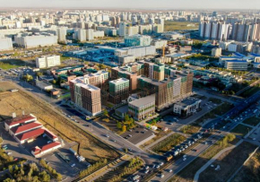 Апартаменты с видом на парк, возле Хан-Шатыра и медицинского центра